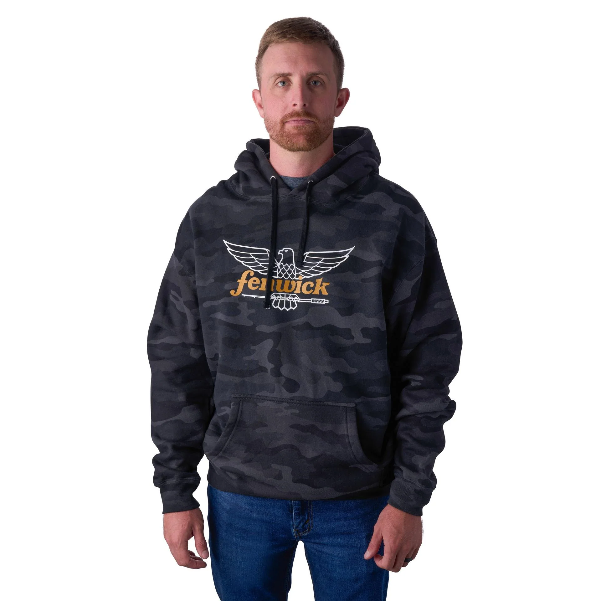 Logo Camo Pullover Fleece Hoodie - Image 3