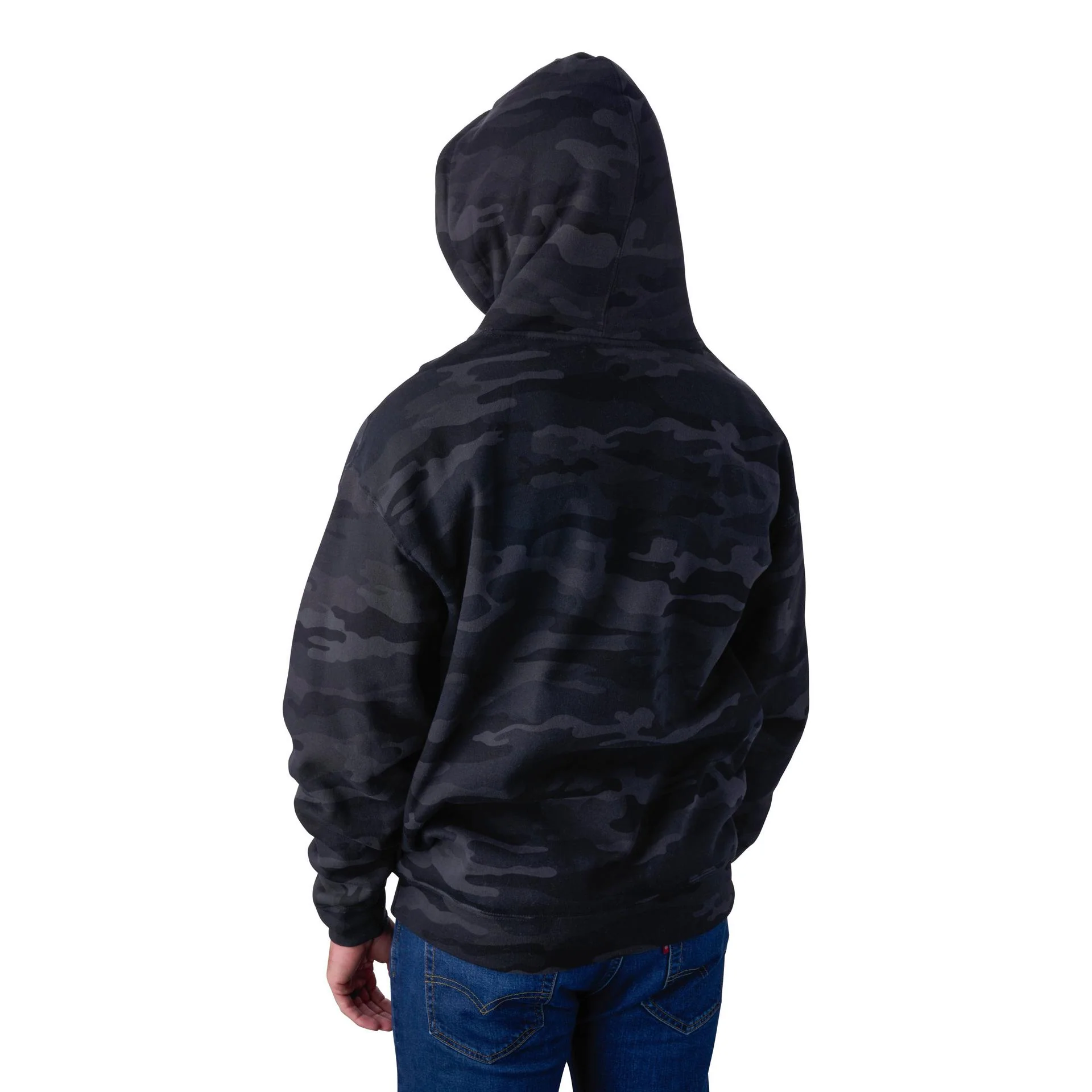 Logo Camo Pullover Fleece Hoodie - Image 4